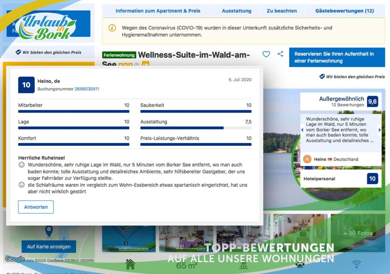 Jagd-Angler-Suite-03-Im-Wald-Am-See Kyritz Esterno foto